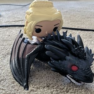 Daenerys and Drogon Funko figurine set